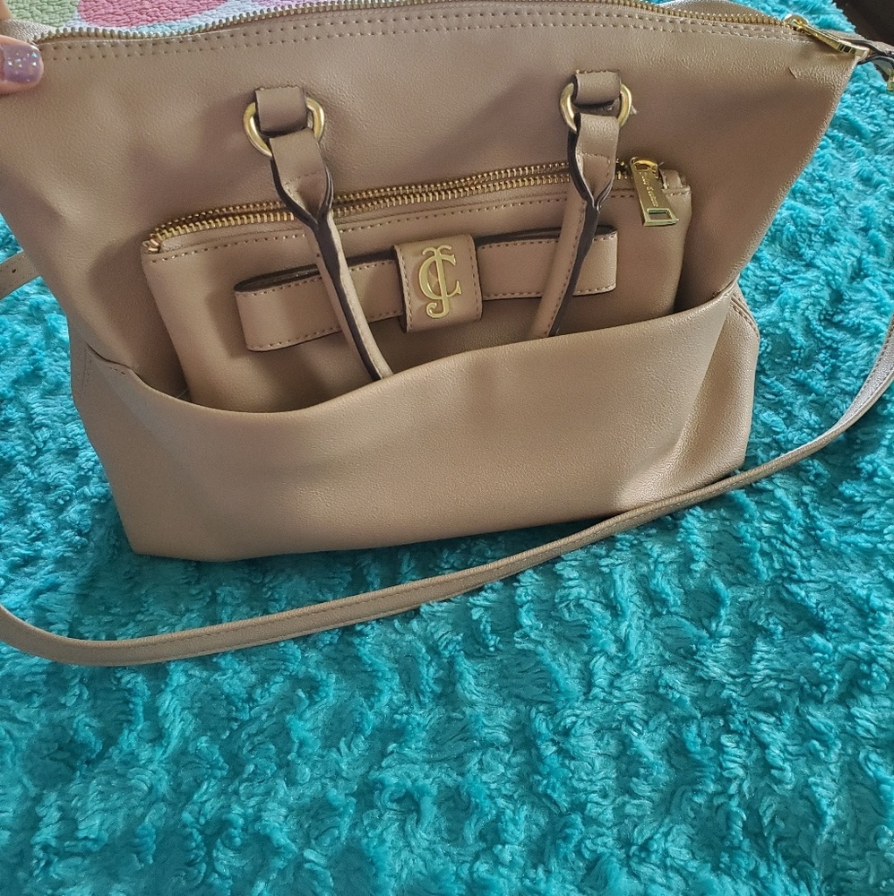 Juicy Couture purse and makeup bag